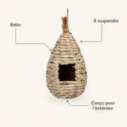 Birdhouse hanging in rotin white — photo 4