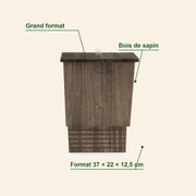 Large bat box in wood brown — photo 4