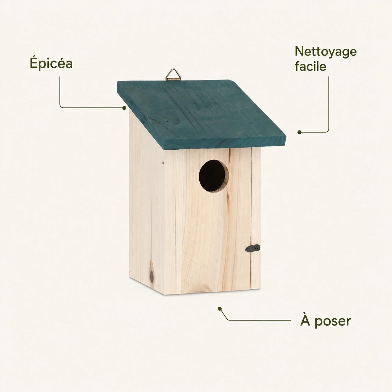 Birdhouse with green roof — photo 4