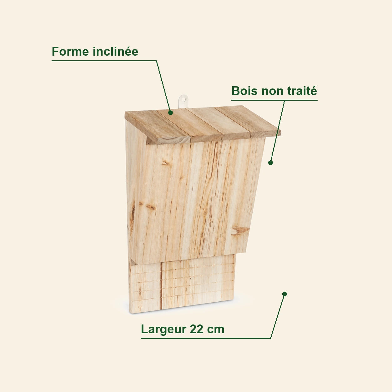 Bat box sloping — photo 4